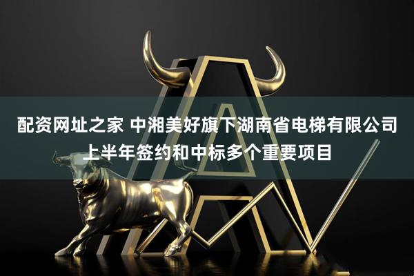 配资网址之家 中湘美好旗下湖南省电梯有限公司上半年签约和中标多个重要项目